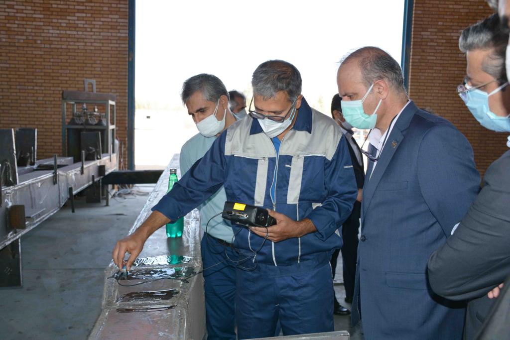 بازدید مدیر کل استاندارد استان تهران از کارخانه تولید سازه های فولادی استاندارد ناپان