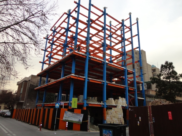 اسکلت فلزی ساختمان گلشن – تهران